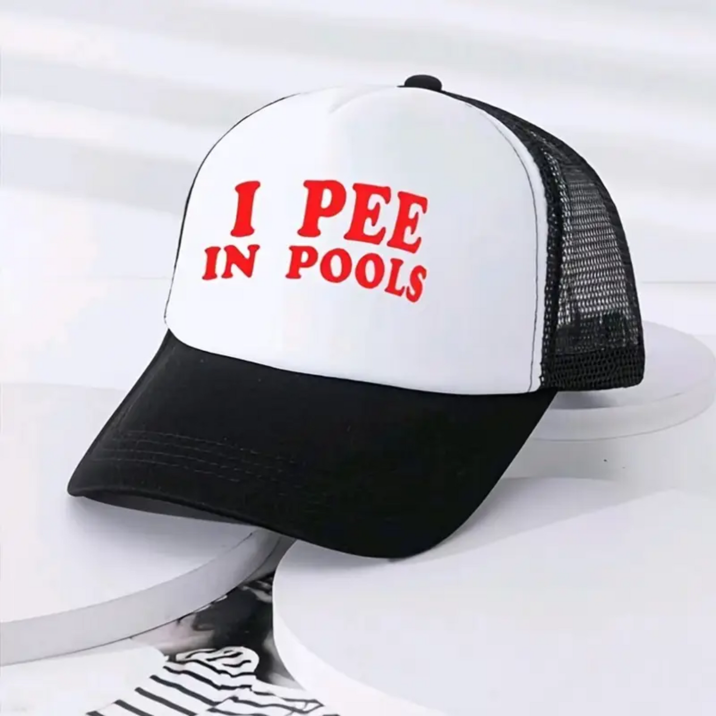 I Pee in Pools Baseball Cap - Absolutely Unnecessary Collection