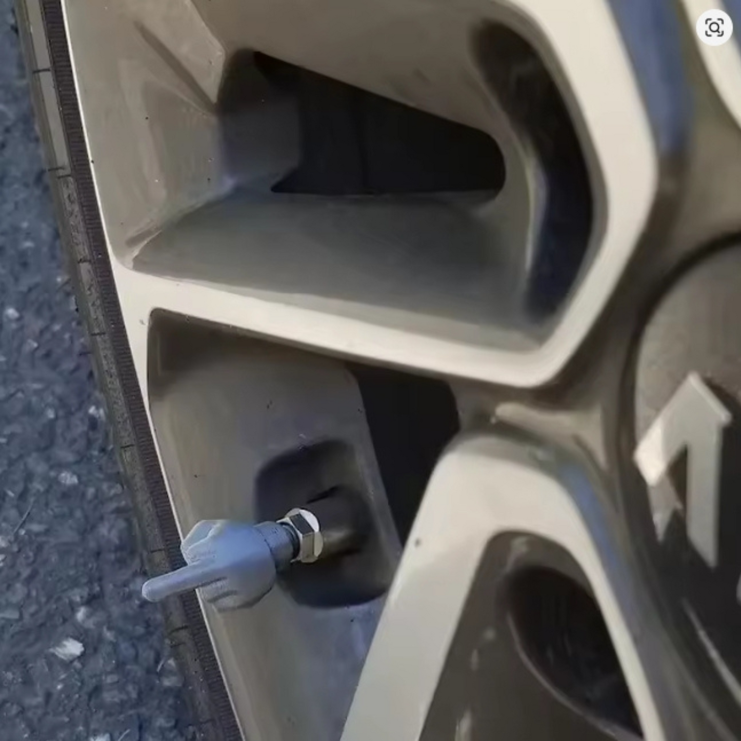 Middle Finger Tire Valve Dust Caps - Cheeky Car Bike Accessory