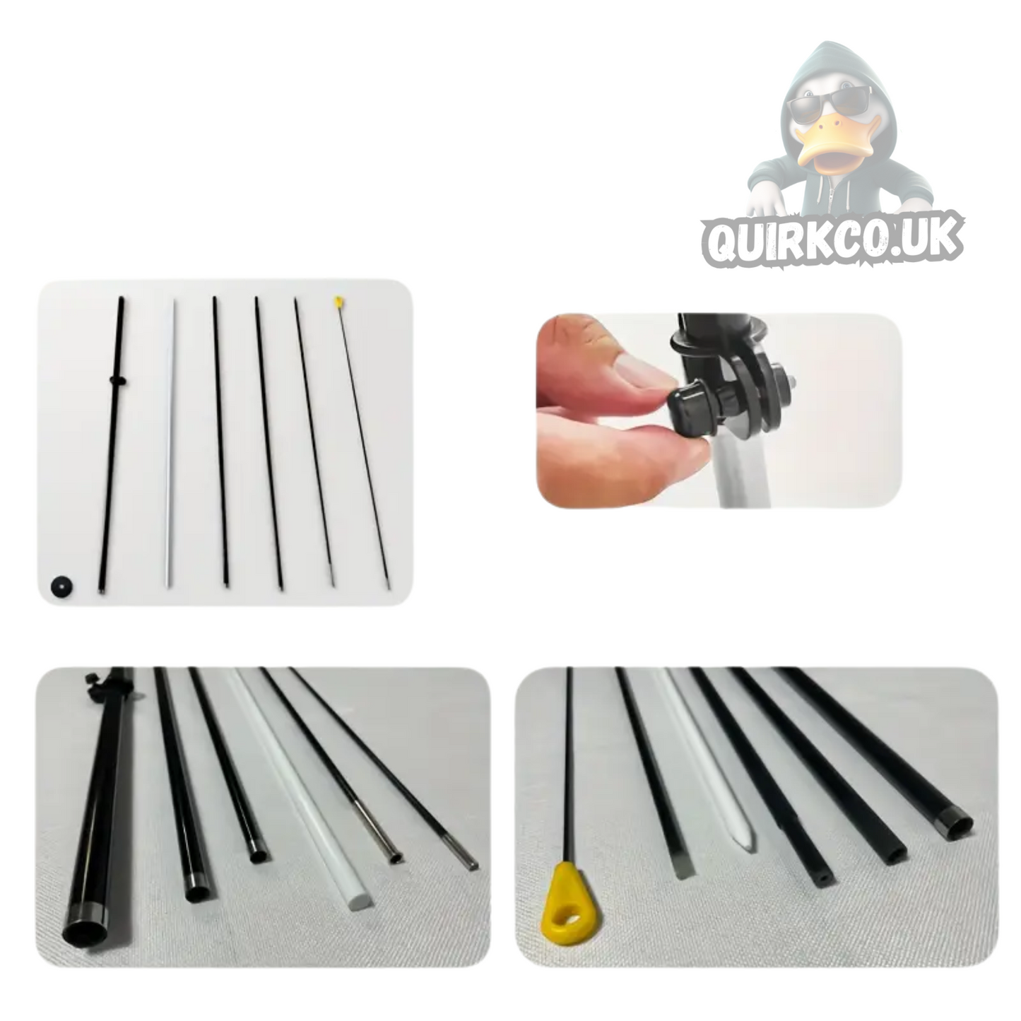 Custom Flagpole Kit 250cm (98 inch) - Fibre Glass with Design Service