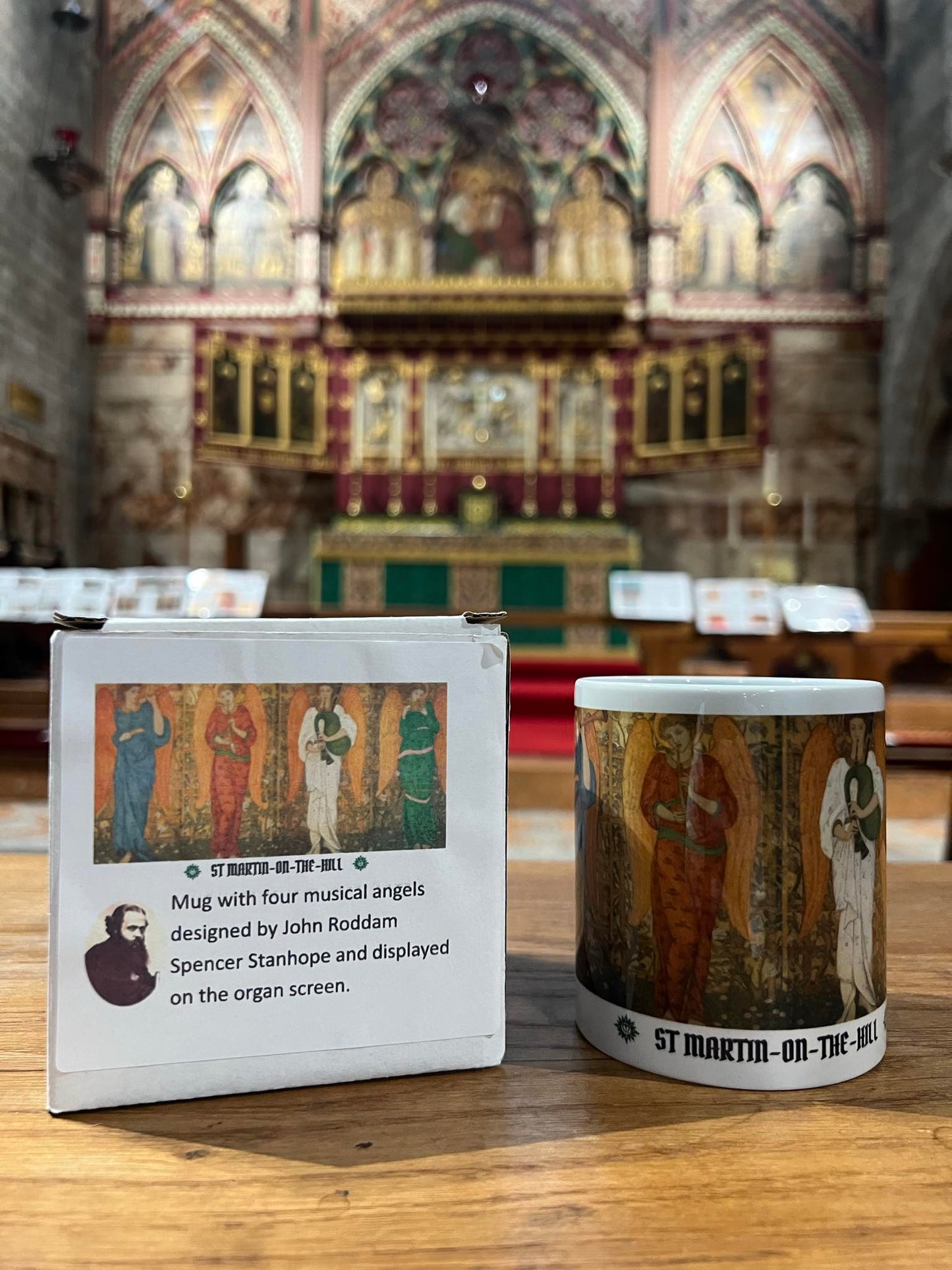 Four Musical Angels by John Roddam Spencer Stanhope Mugs