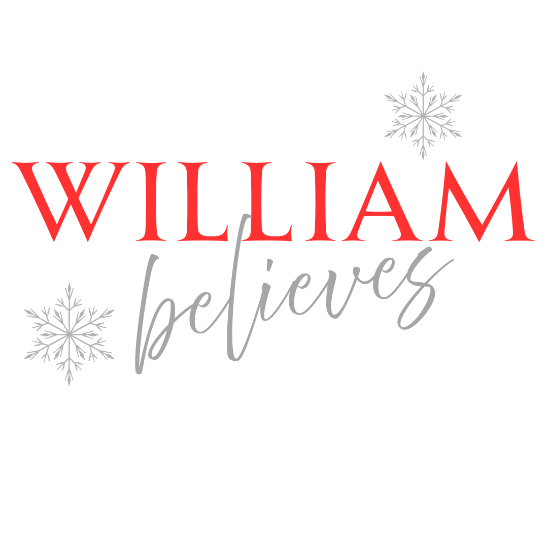 Personalised Custom Name 'Believes' Christmas Iron-on Vinyl Transfer