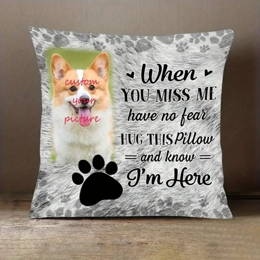 Personalised Pet Memorial Cushion Cover