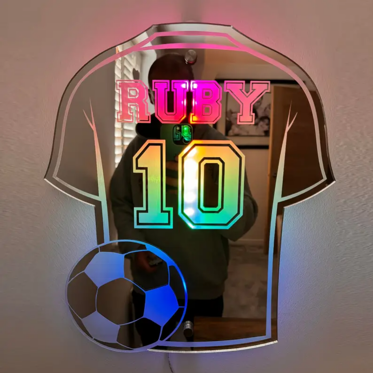 Personalised Football Shirt LED Light