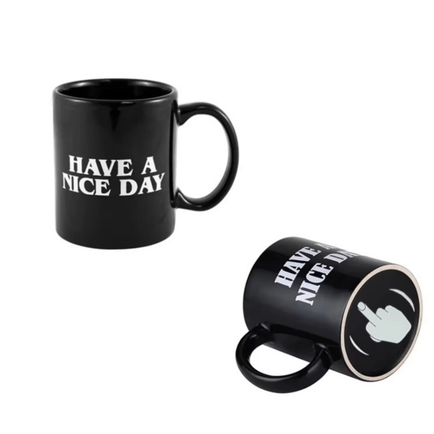 Have a Nice Day Middle Finger 10oz Mug - Cheeky Coffee Cup