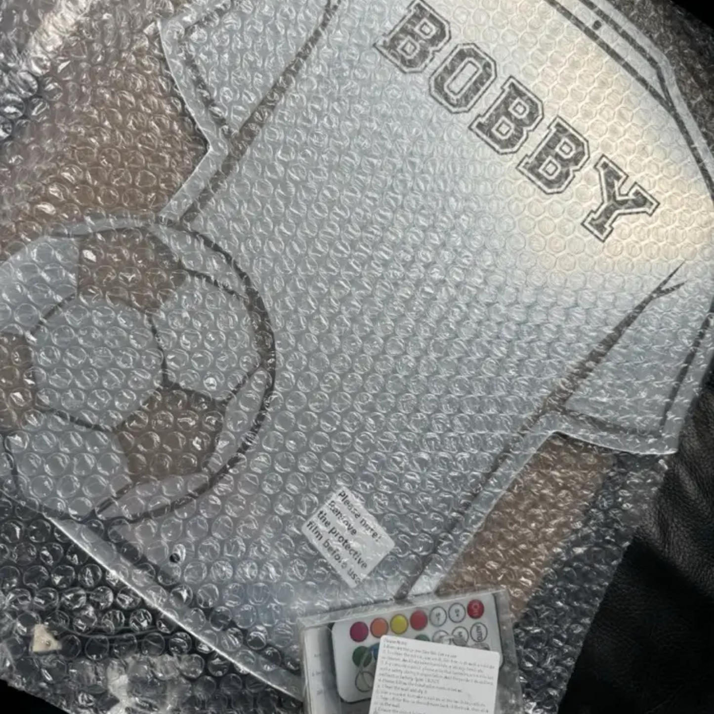Personalised Football Shirt LED Light