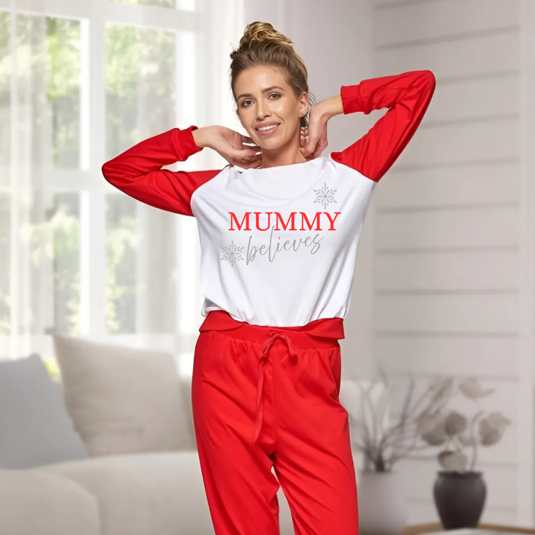 Personalised Custom Name 'Believes' Christmas Iron-on Vinyl Transfer