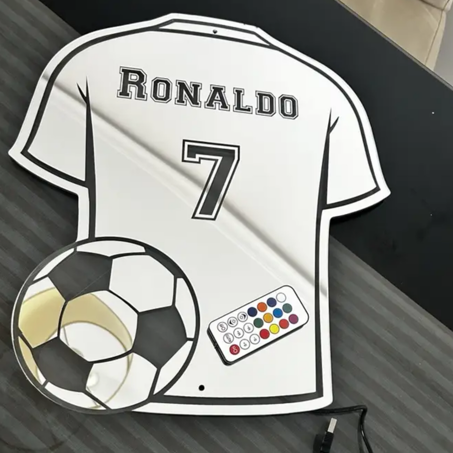Personalised Football Shirt LED Light