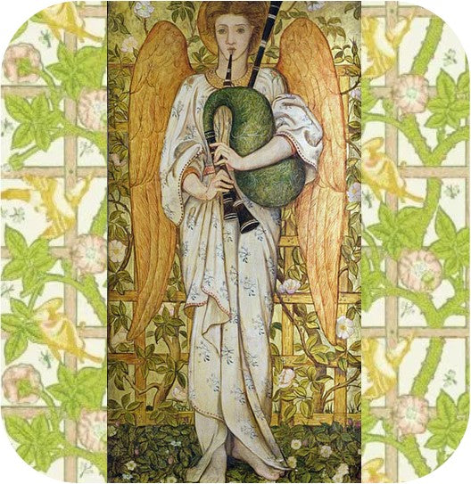 Four Musical Angels by John Roddam Spencer Stanhope Coasters