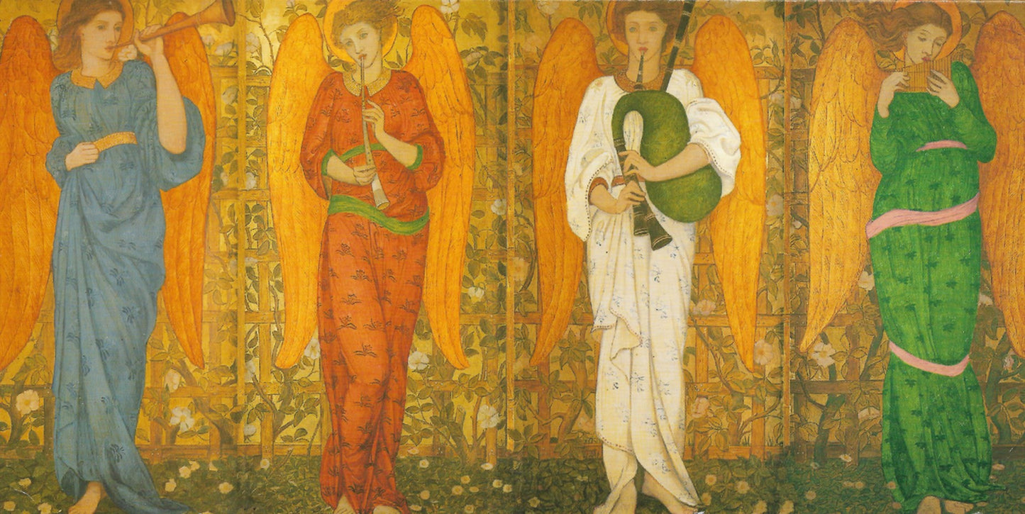 Four Musical Angels by John Roddam Spencer Stanhope Coasters