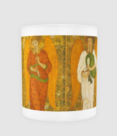 Four Musical Angels by John Roddam Spencer Stanhope Mugs