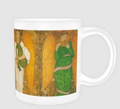 Four Musical Angels by John Roddam Spencer Stanhope Mugs