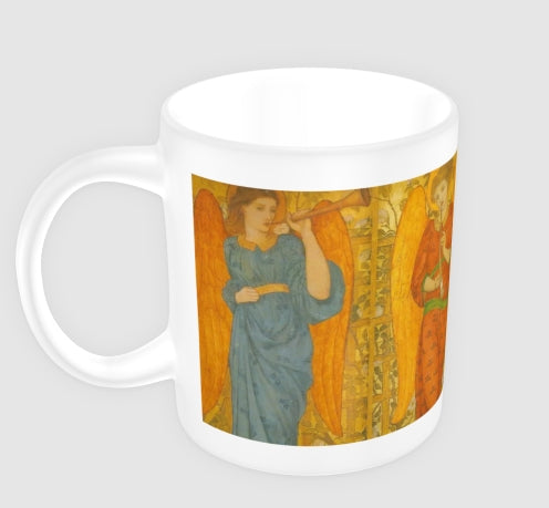 Four Musical Angels by John Roddam Spencer Stanhope Mugs
