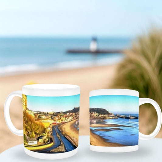 Scarborough 10 oz Premium Mug – South Bay Seafront Design