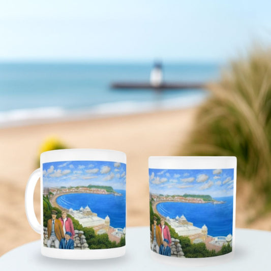 Scarborough 10 oz Premium Mug – “Scarborough Holiday, Early 1950s” by John Albert Walker
