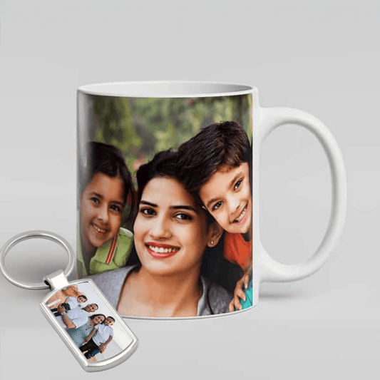 Custom Mug & Keyring Gift Set