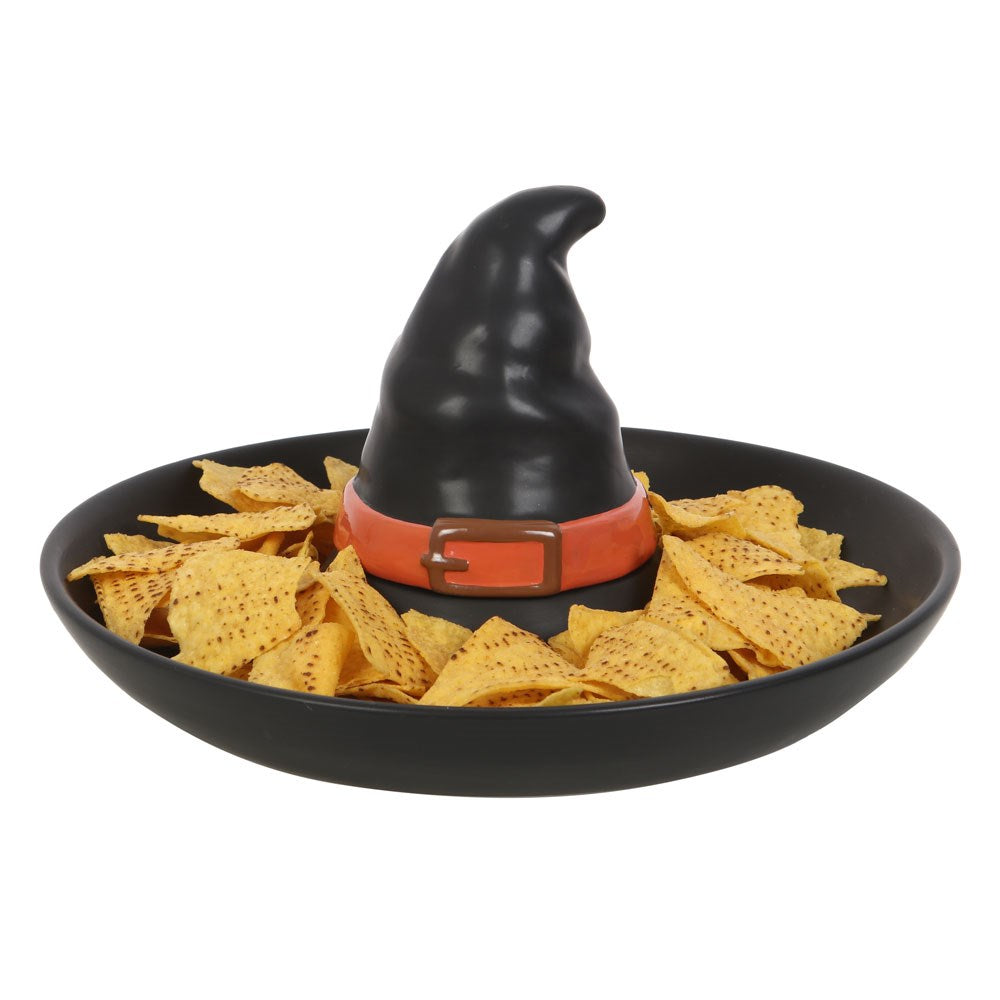 Witches Hat Chip & Dip Dish - Spellbinding Halloween Serving