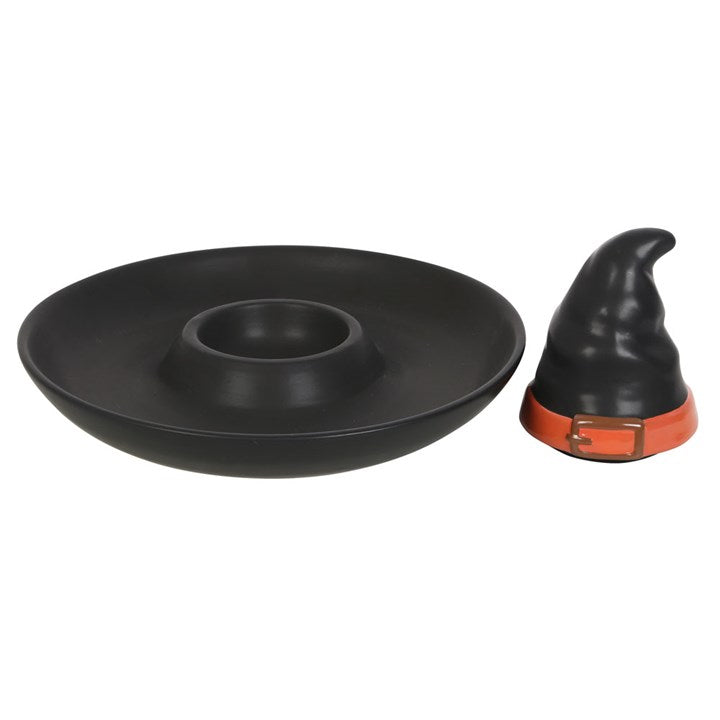 Witches Hat Chip & Dip Dish - Spellbinding Halloween Serving