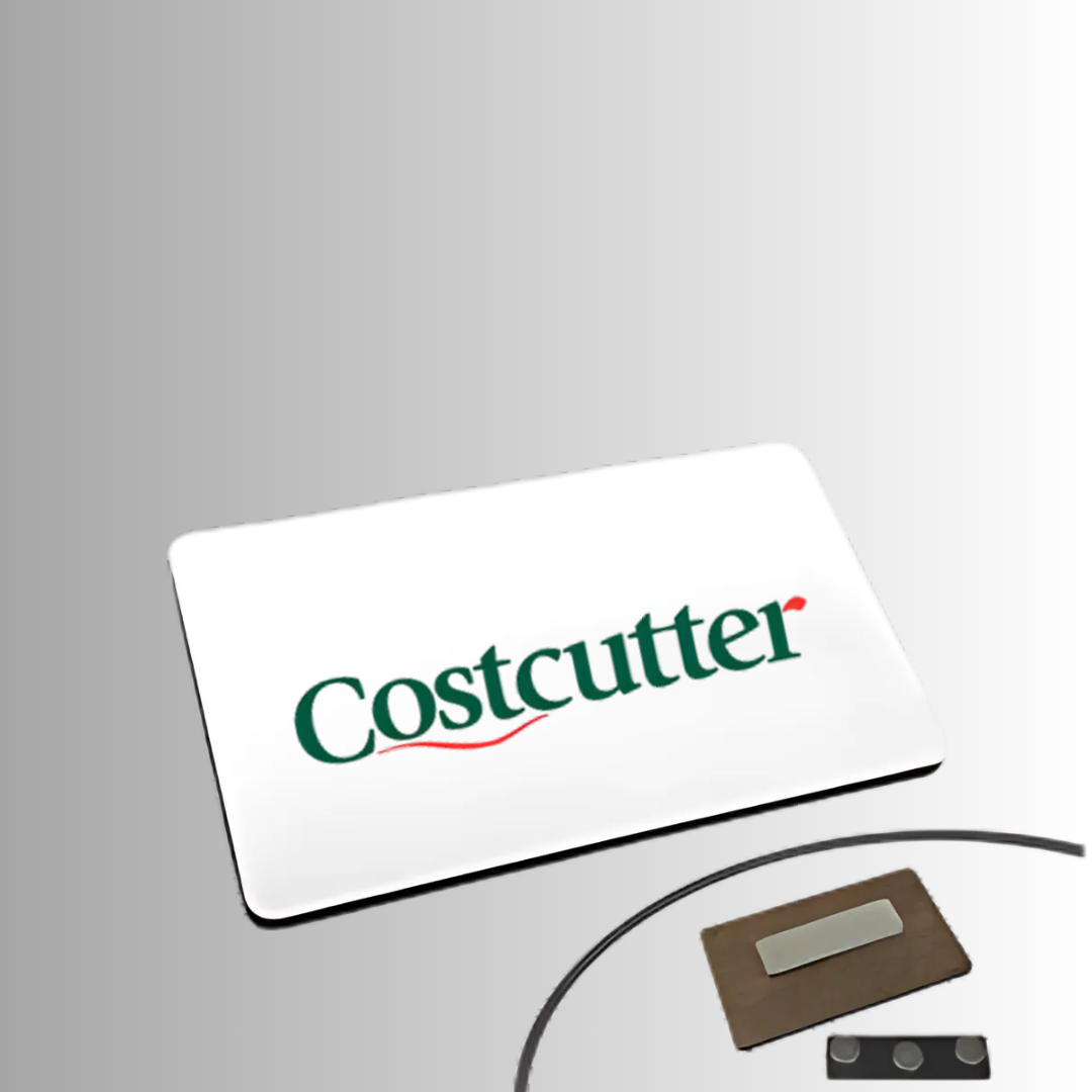 Hardboard Name Badge - Magnetic Fixing (2 Sizes Available)